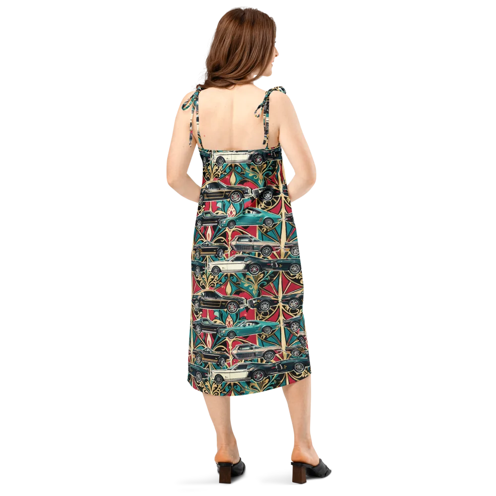 Chrome Deco Rally on Slip Dress — Back