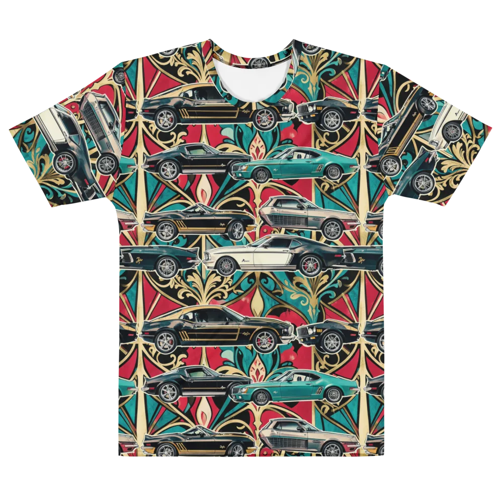 Chrome Deco Rally on Men's Cotton Crew Neck T-Shirt — Front