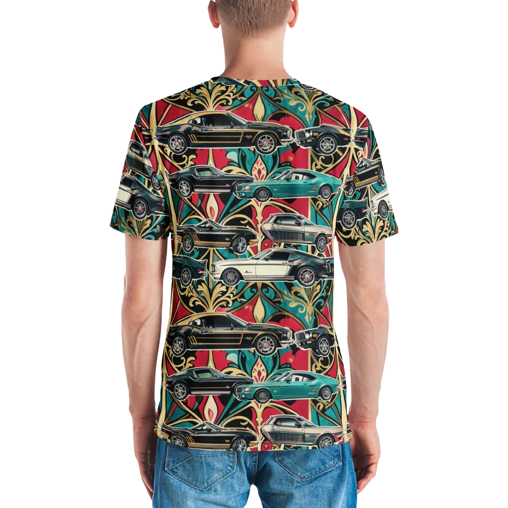 Chrome Deco Rally on Men's Crew Neck T-Shirt — Back