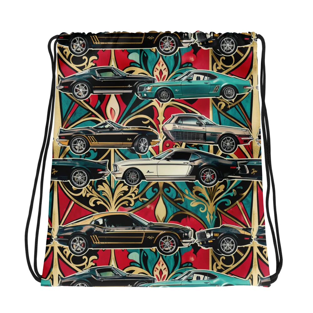 Chrome Deco Rally on Drawstring Bag — Photo