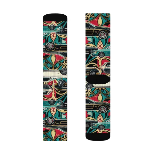 Chrome Deco Rally on a Socks