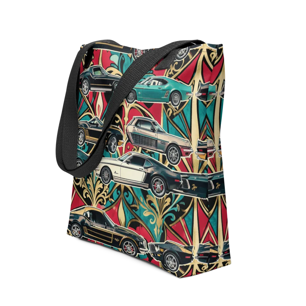 Chrome Deco Rally on Tote Bag — Front