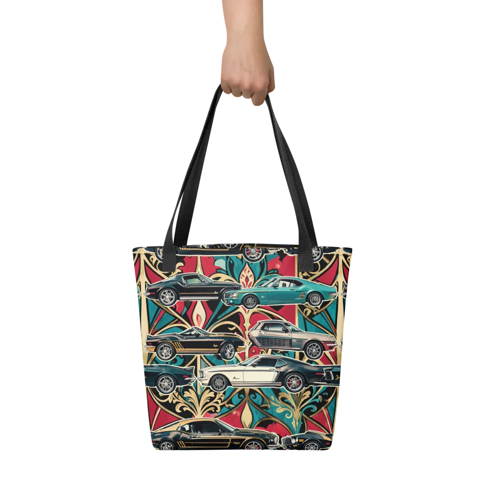 Chrome Deco Rally on Tote Bag — Front