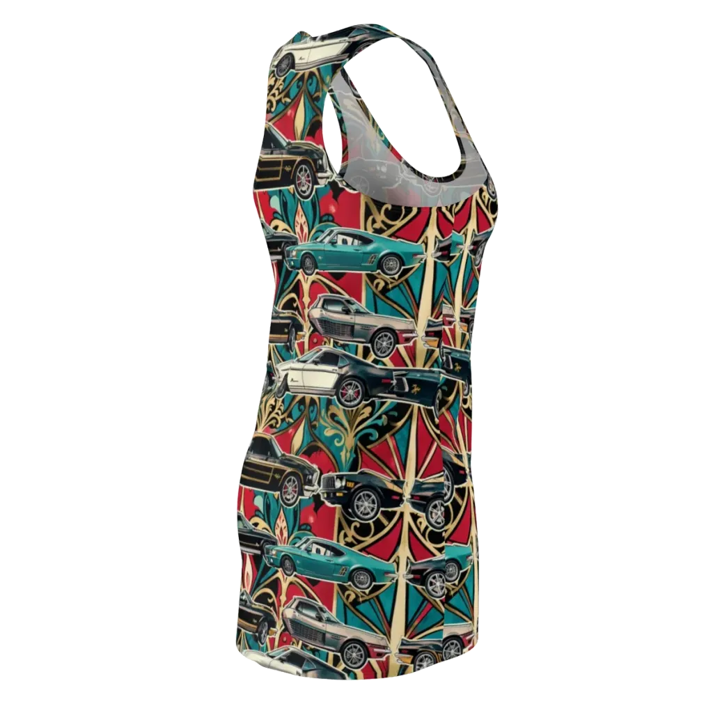 Chrome Deco Rally on Racerback Dress — Back Side