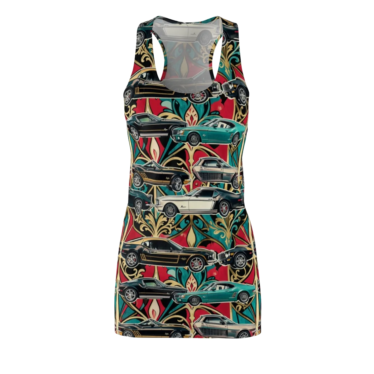Chrome Deco Rally on Racerback Dress — Front