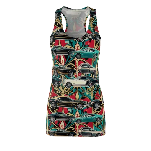 Chrome Deco Rally on a Racerback Dress