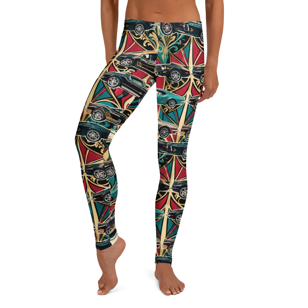 Chrome Deco Rally on Leggings — Front