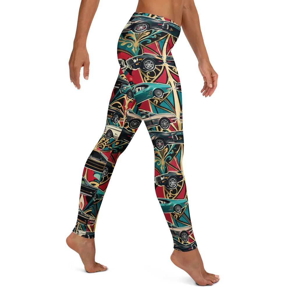Chrome Deco Rally on Leggings — Right