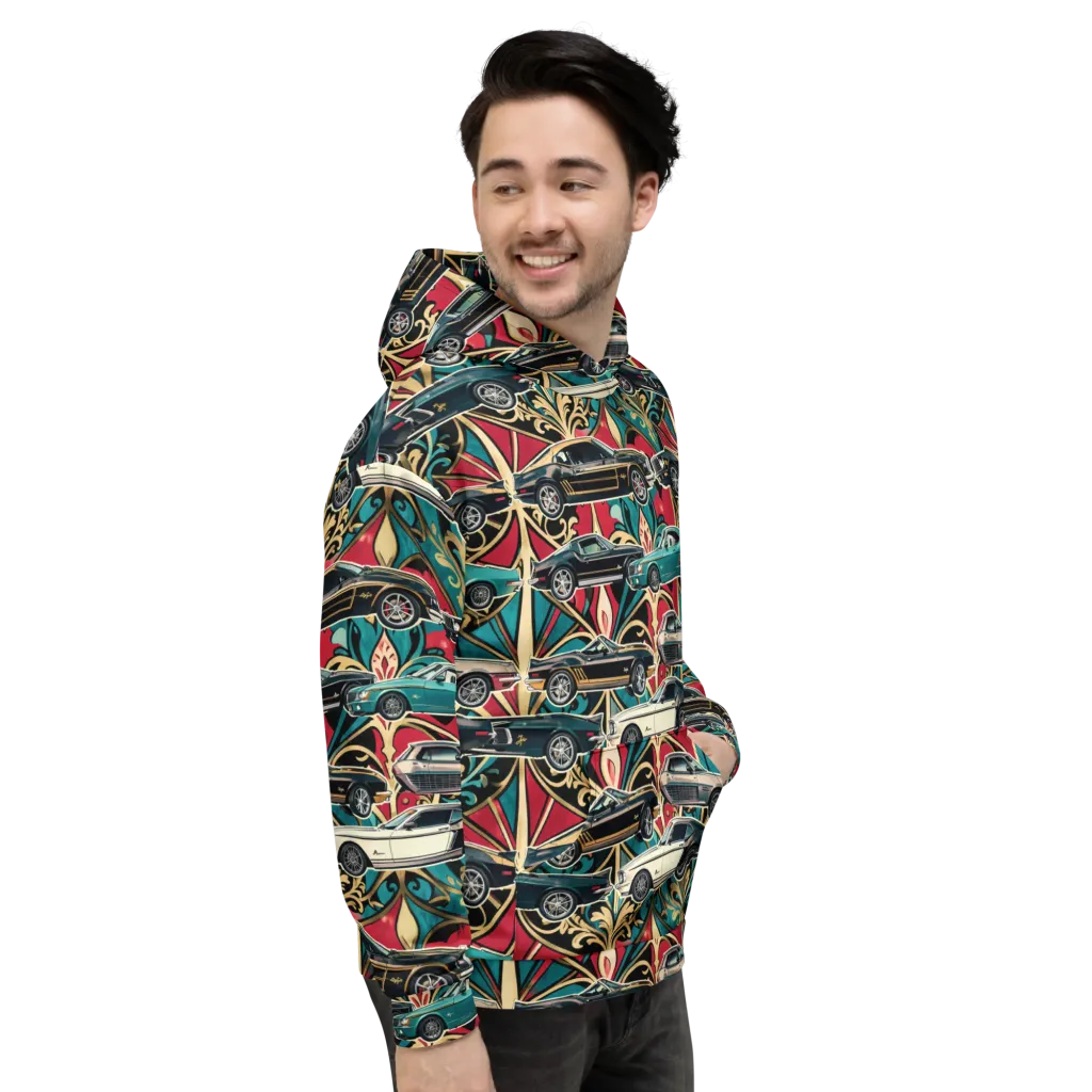 Chrome Deco Rally on Hoodie — Right