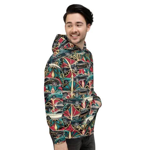 Chrome Deco Rally on a Hoodie