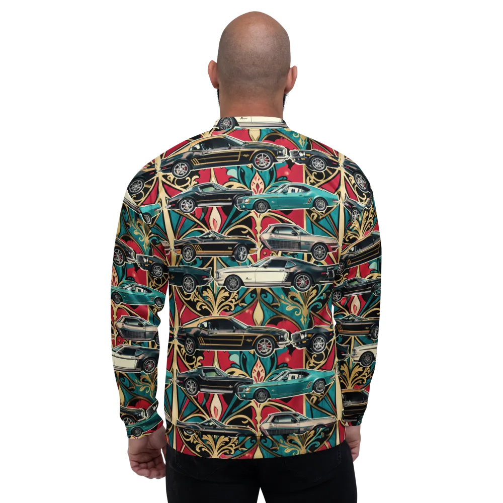 Chrome Deco Rally on Bomber Jacket — Back