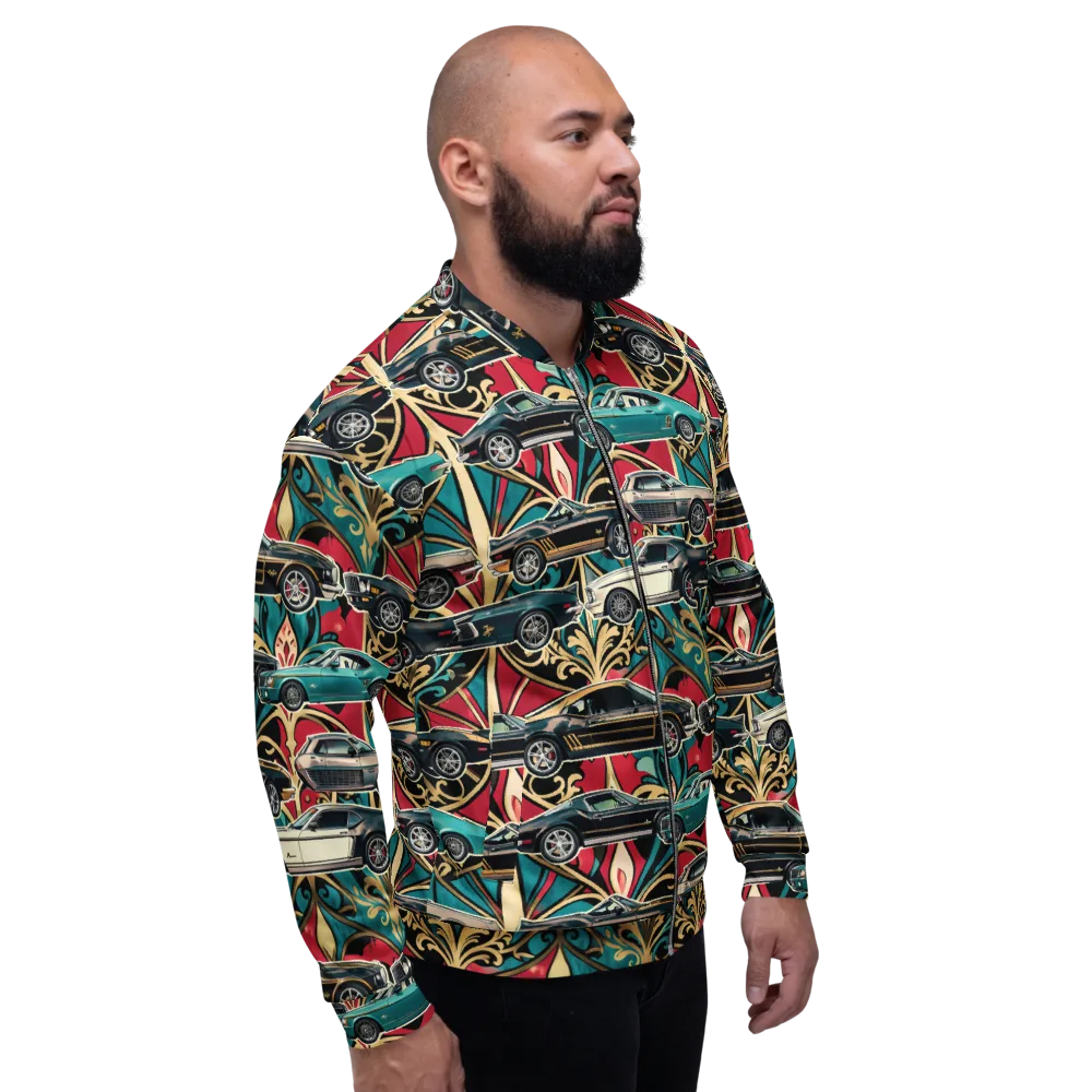 Chrome Deco Rally on Bomber Jacket — Right