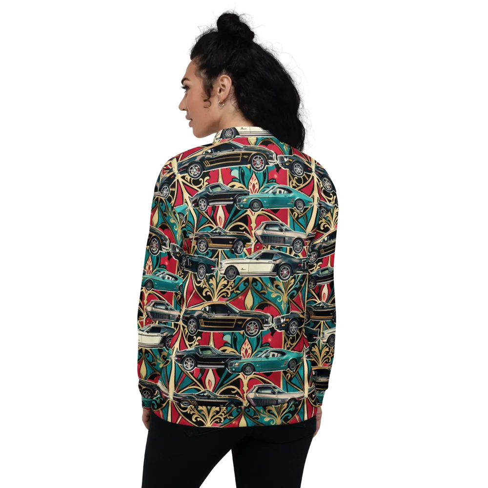 Chrome Deco Rally on Bomber Jacket — Back