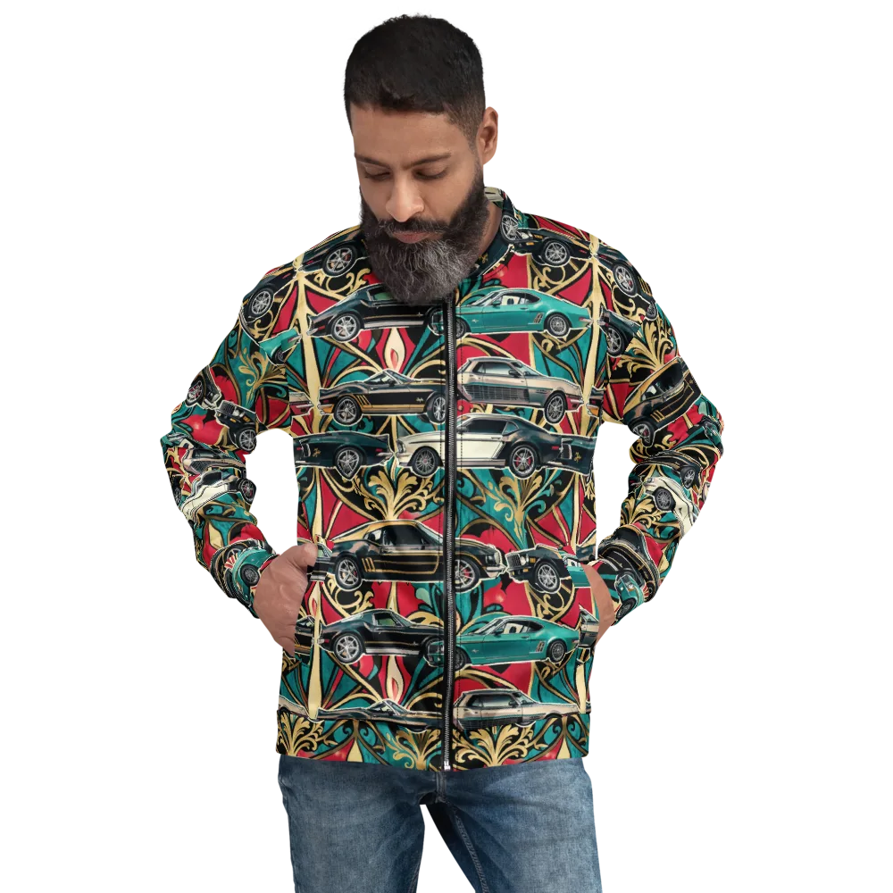 Chrome Deco Rally on Bomber Jacket — Front