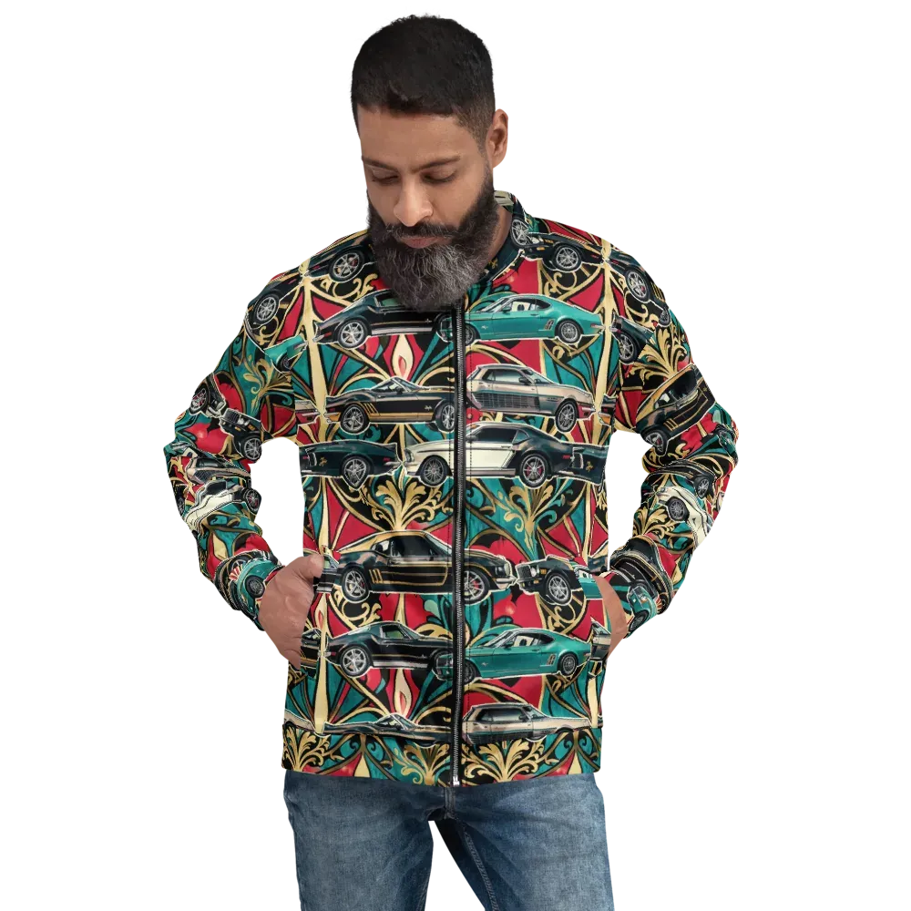 Chrome Deco Rally on Bomber Jacket — Front