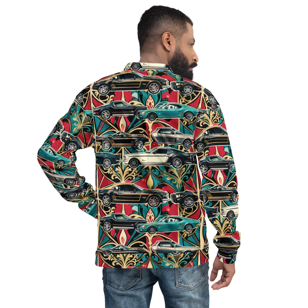 Chrome Deco Rally on Bomber Jacket — Back