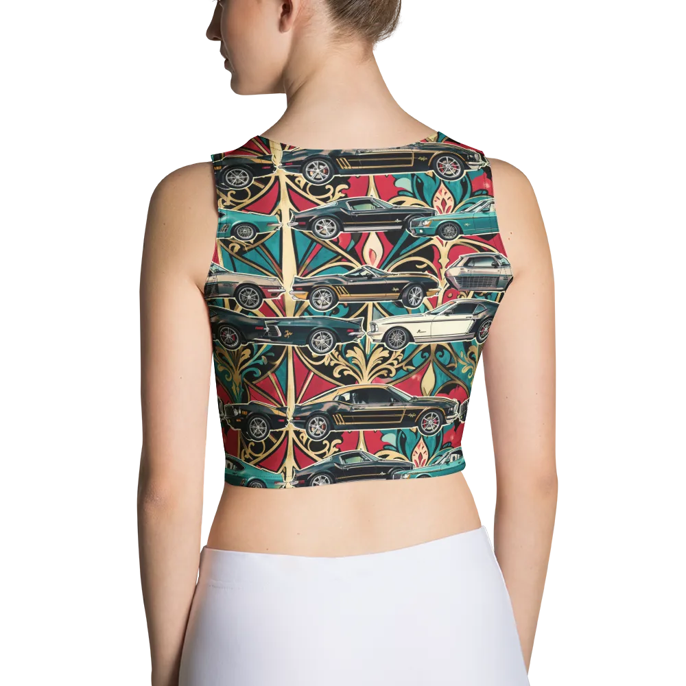 Chrome Deco Rally on Crop Top — Back