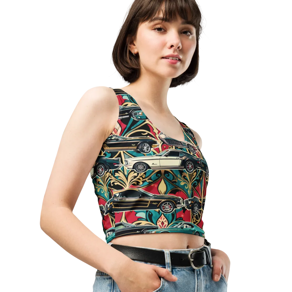 Chrome Deco Rally on Crop Top — Right Front