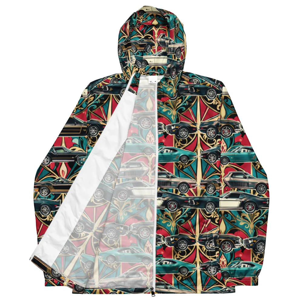 Chrome Deco Rally on Men's Windbreaker — Front
