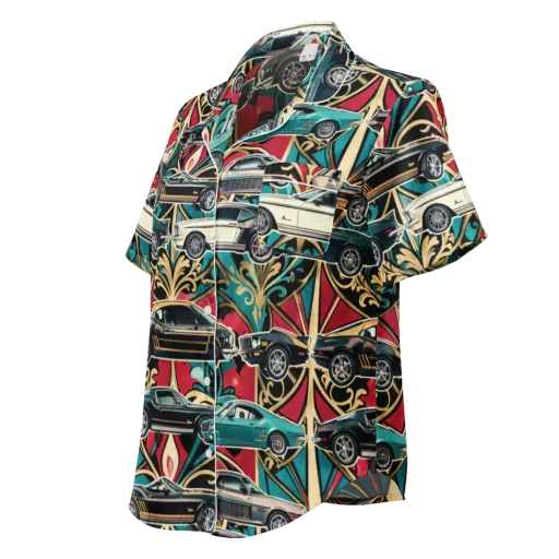 Chrome Deco Rally on a Women's Short Sleeve Pajama Top