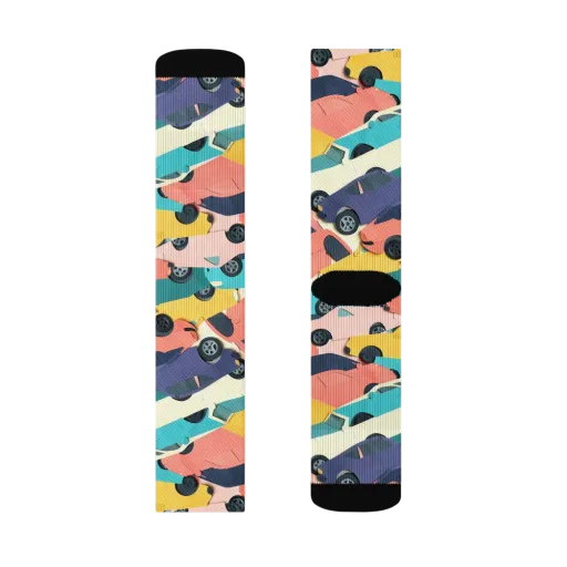 Traffic Jam Palette on a Socks