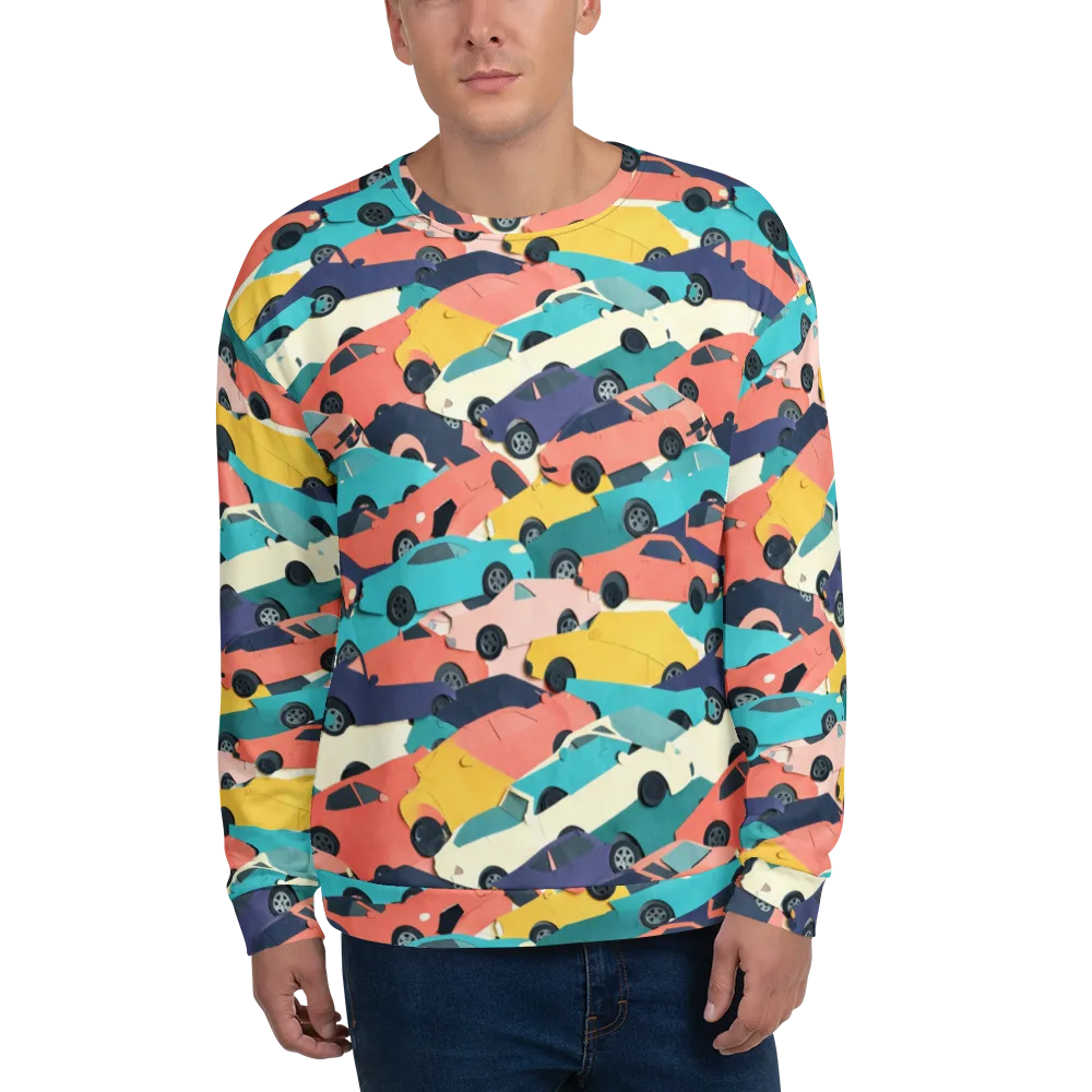 Traffic Jam Palette on Sweatshirt — Front