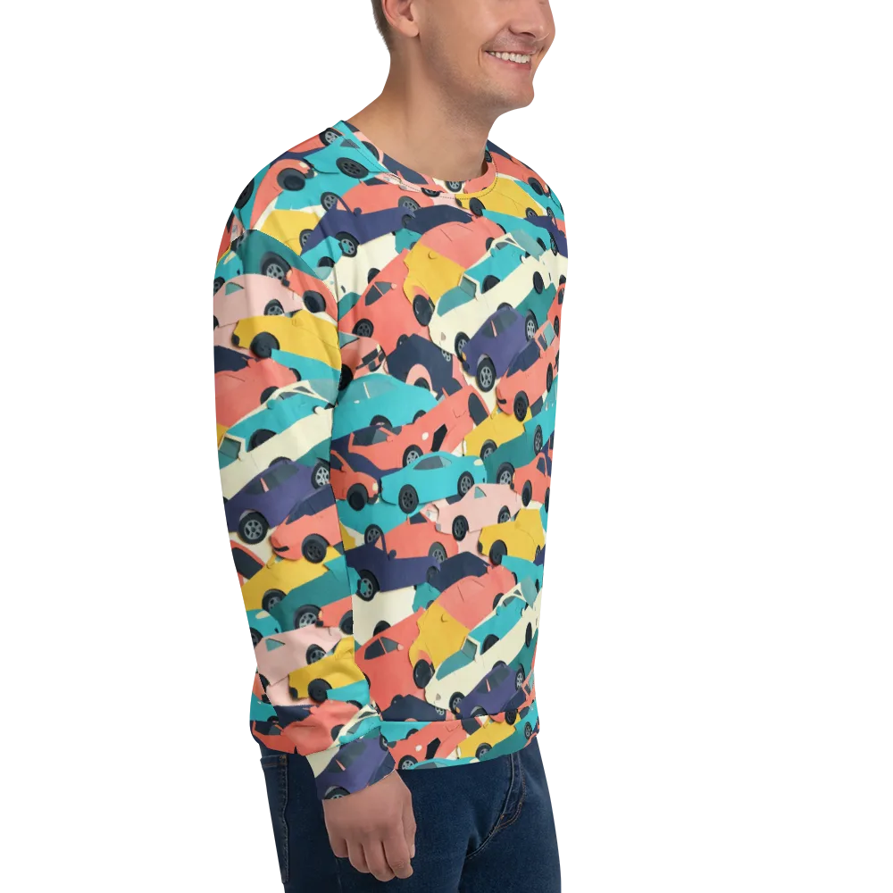 Traffic Jam Palette on Sweatshirt — Right Front