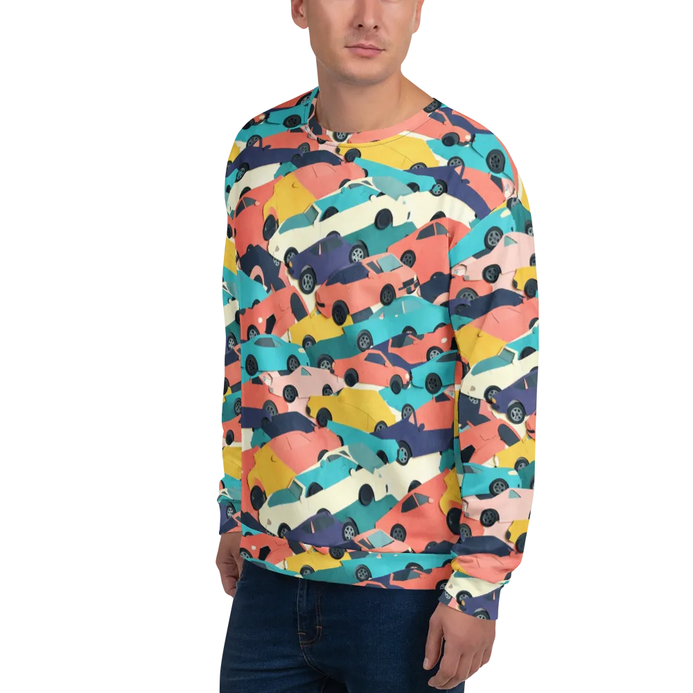 Traffic Jam Palette on Sweatshirt — Left Front