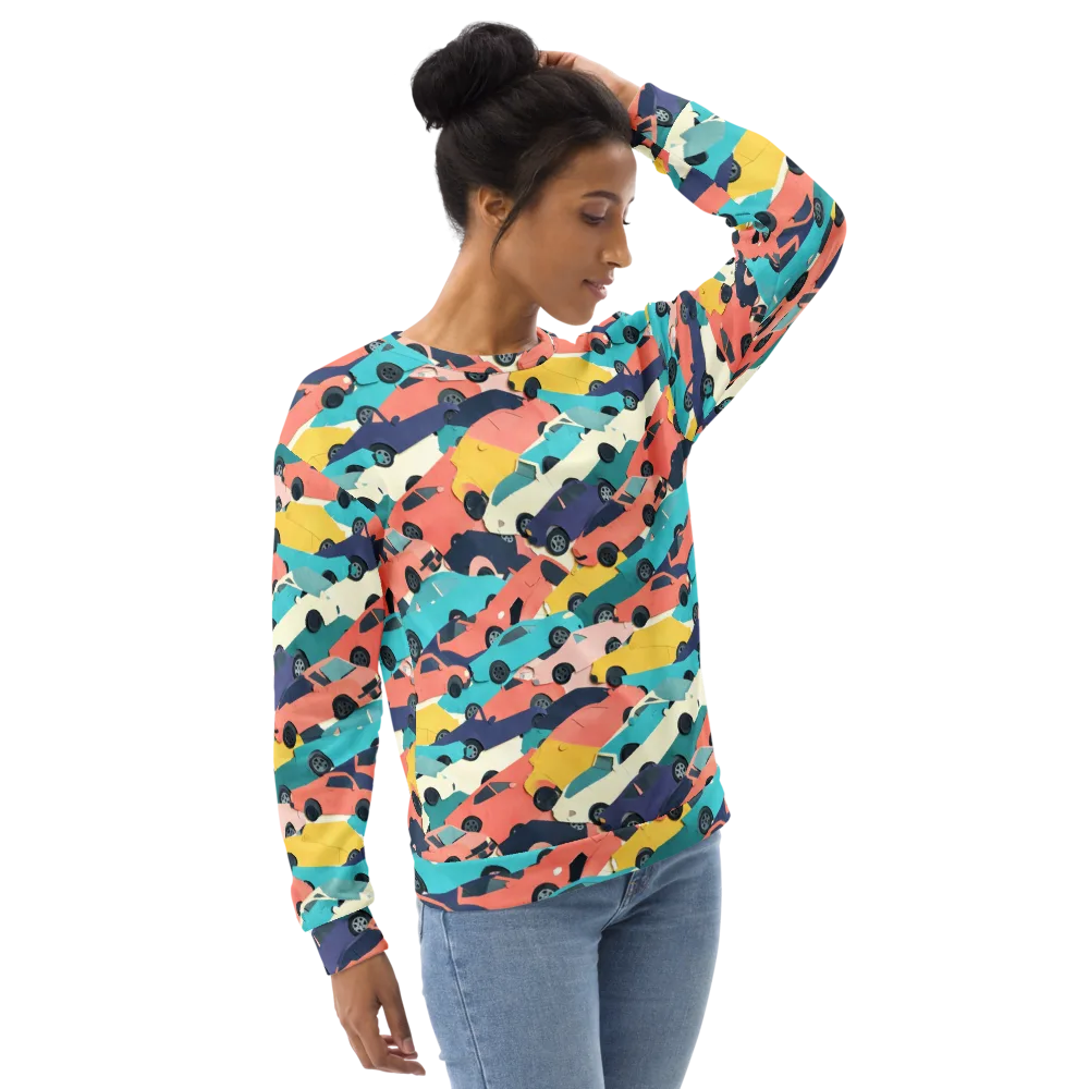Traffic Jam Palette on Sweatshirt — Right Front
