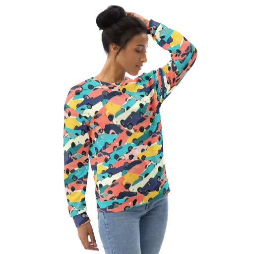 Traffic Jam Palette on a Sweatshirt
