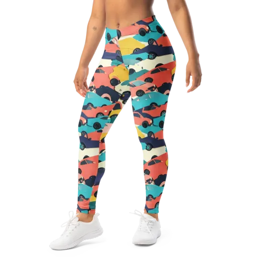 Traffic Jam Palette on a Leggings