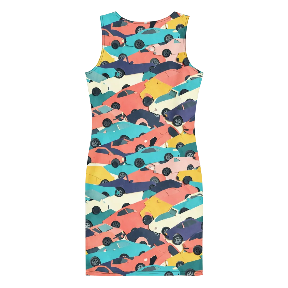 Traffic Jam Palette on Bodycon Dress — Back