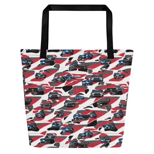 Velocity Camouflage on a Large Tote Bag W/ Pocket