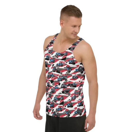 Velocity Camouflage on a Men's Tank Top