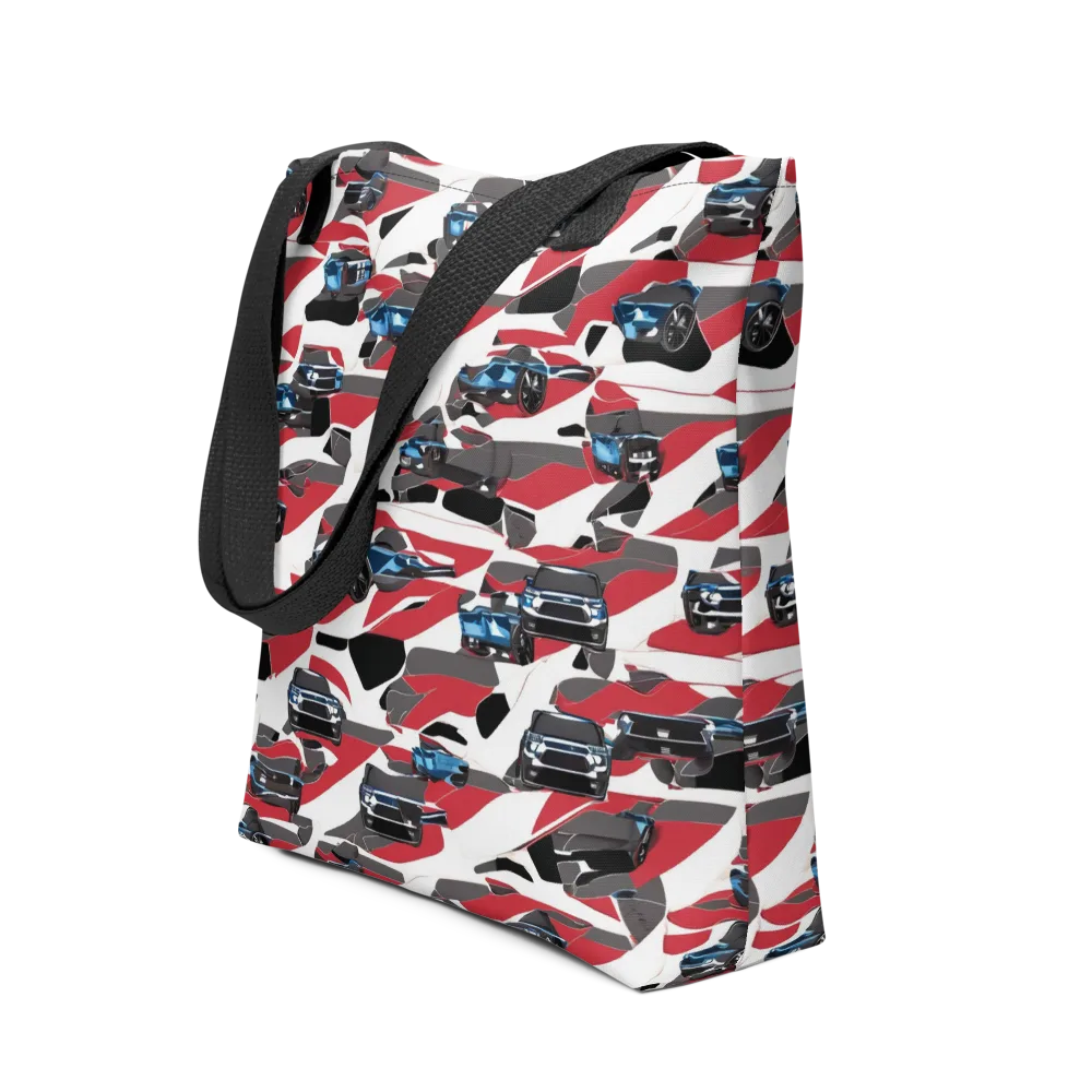 Velocity Camouflage on Tote Bag — Front