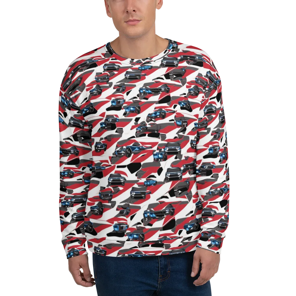 Velocity Camouflage on Sweatshirt — Front