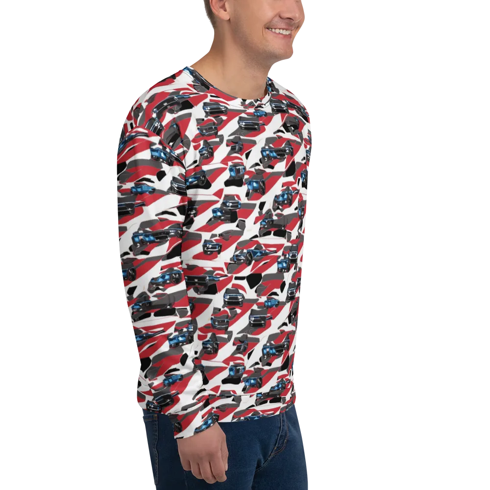 Velocity Camouflage on Sweatshirt — Right Front