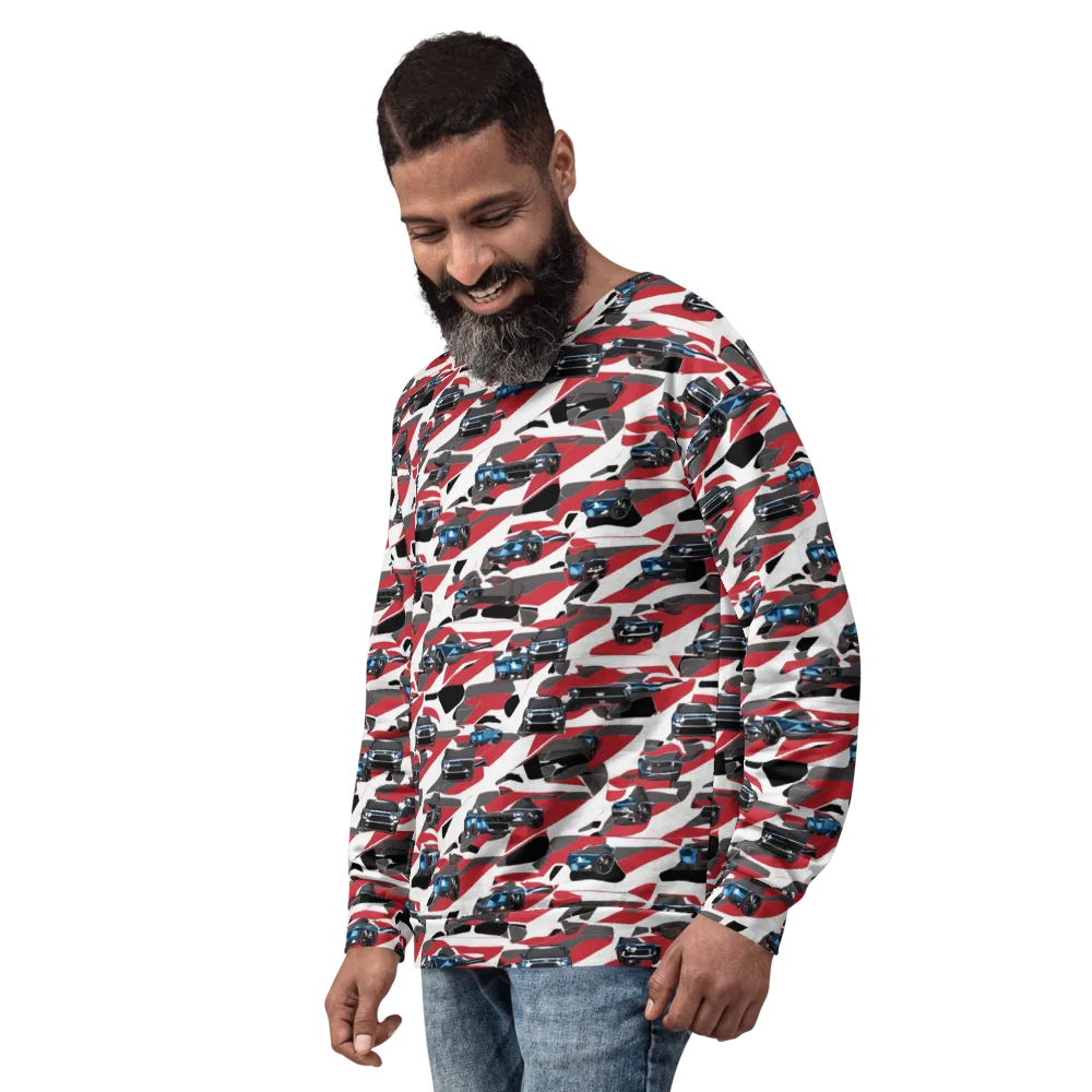 Velocity Camouflage on Sweatshirt — Left Front