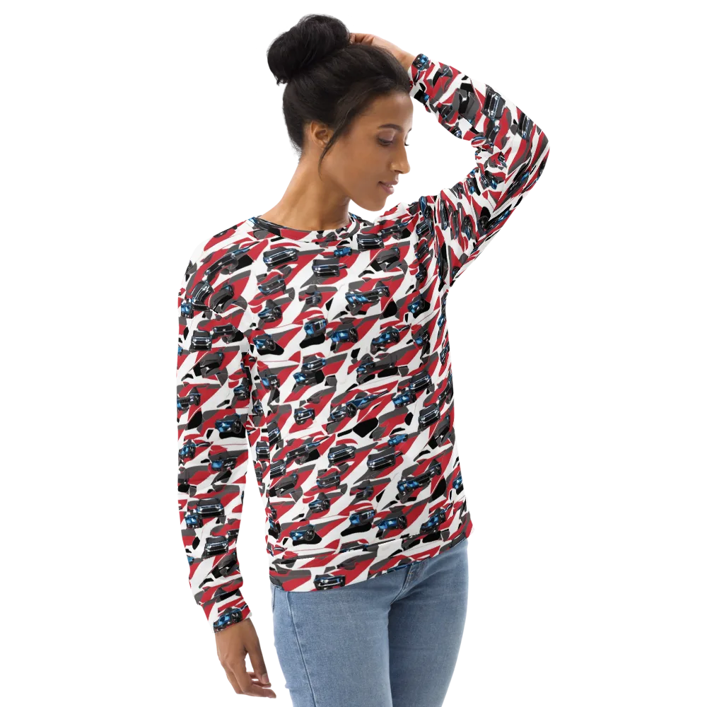 Velocity Camouflage on Sweatshirt — Right Front