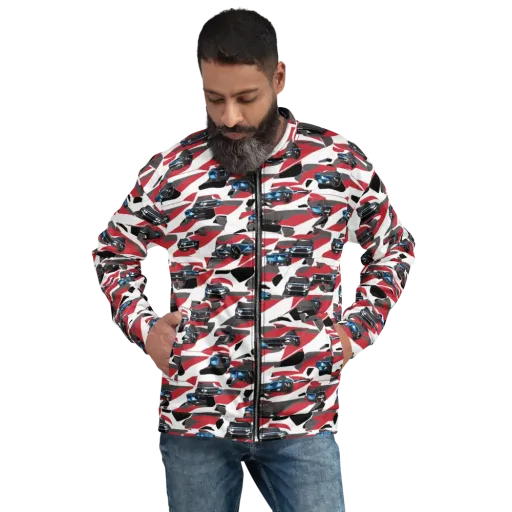 Velocity Camouflage on a Bomber Jacket