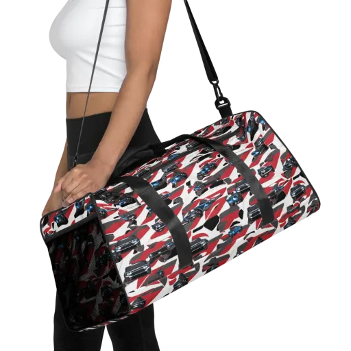 Velocity Camouflage on a Duffle Bag