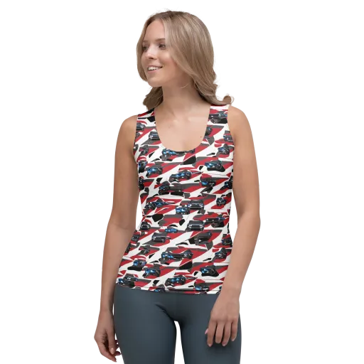 Velocity Camouflage on a Women's Tank Top