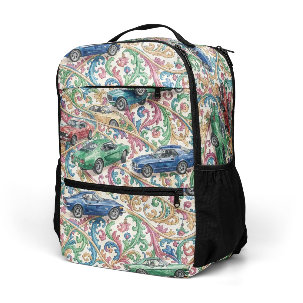 Rococo Roadster on Utility Backpack — Left Front