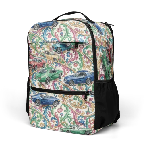 Rococo Roadster on a Utility Backpack