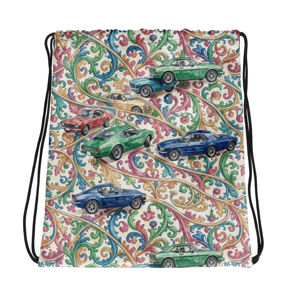 Rococo Roadster on Drawstring Bag — Photo