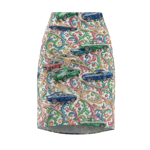 Rococo Roadster on a Pencil Skirt