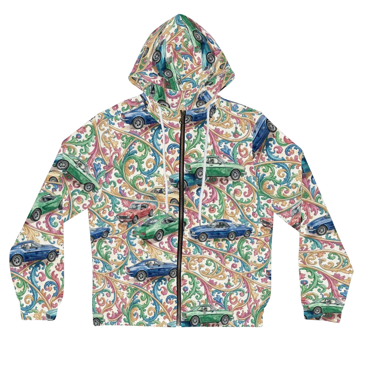 Rococo Roadster on Women's Full-Zip Hoodie — Front