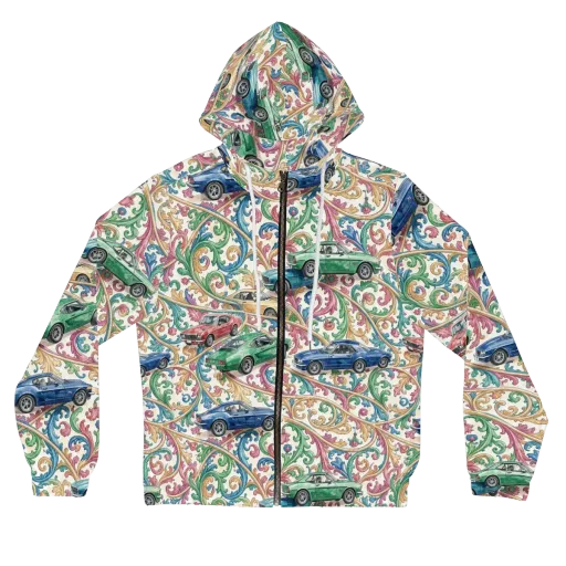 Rococo Roadster on a Women's Full-Zip Hoodie
