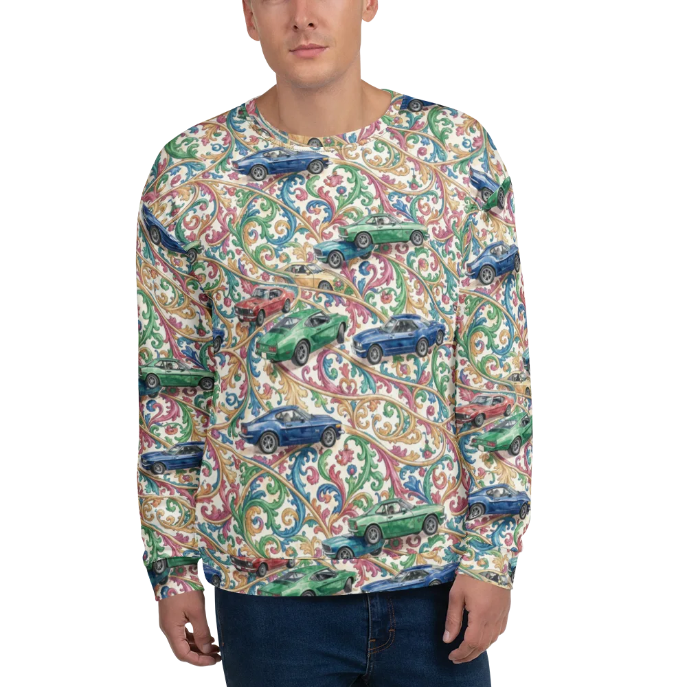 Rococo Roadster on Sweatshirt — Front