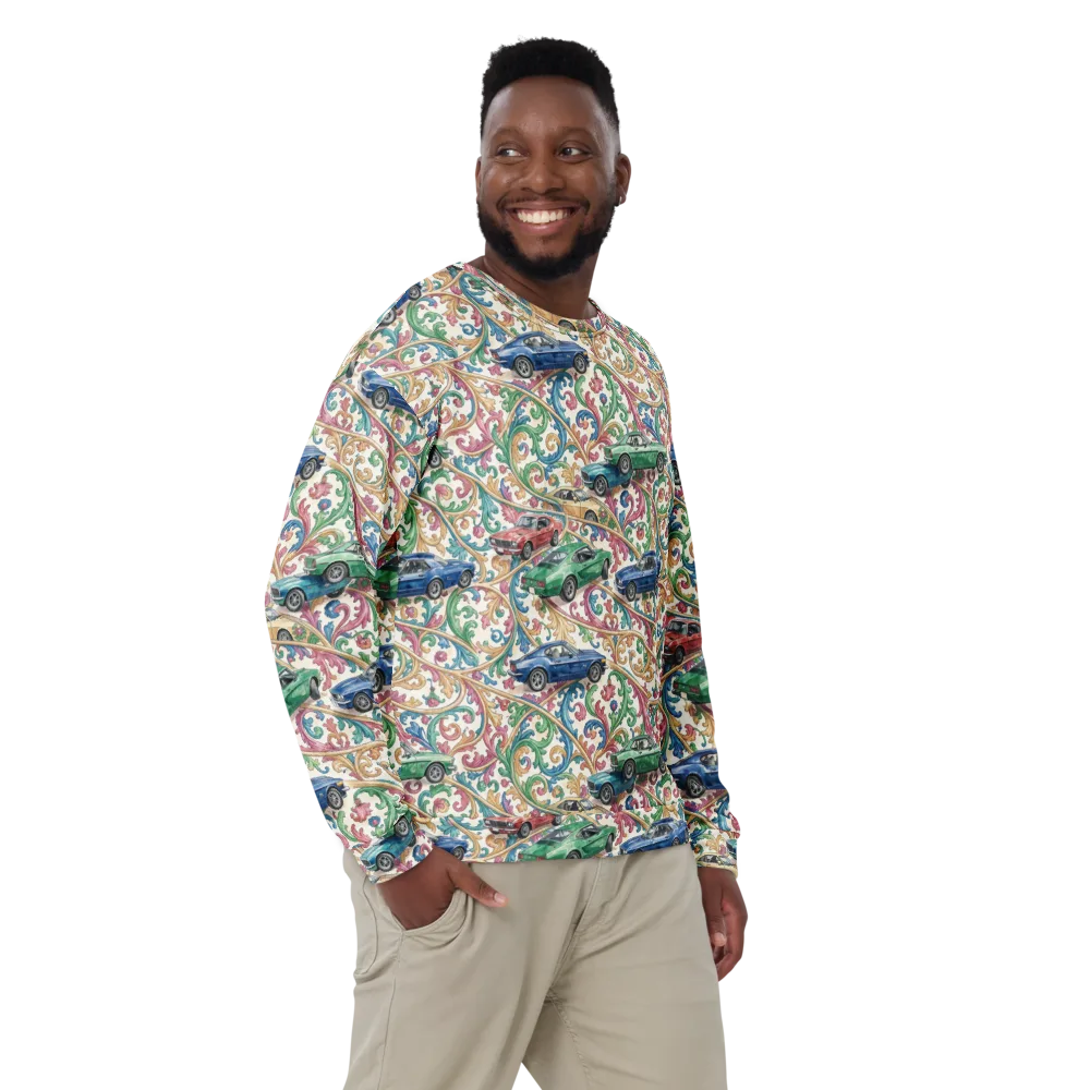 Rococo Roadster on Sweatshirt — Front